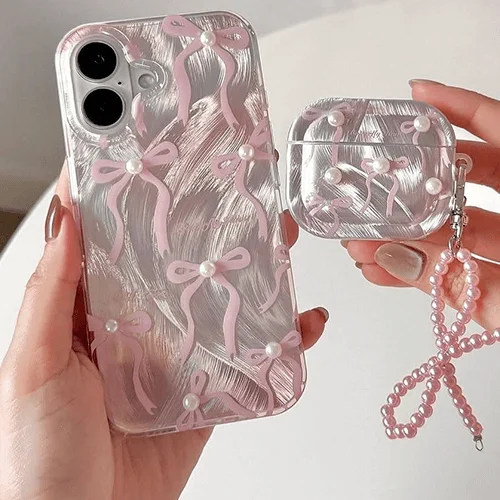 قاب آیفون pink ribbon