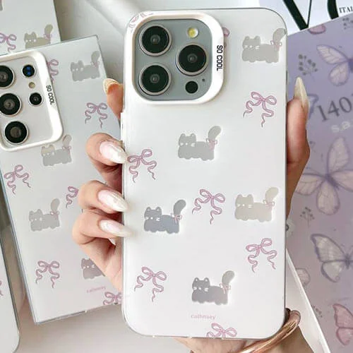 قاب آیفون پاپیون و گربه so cool