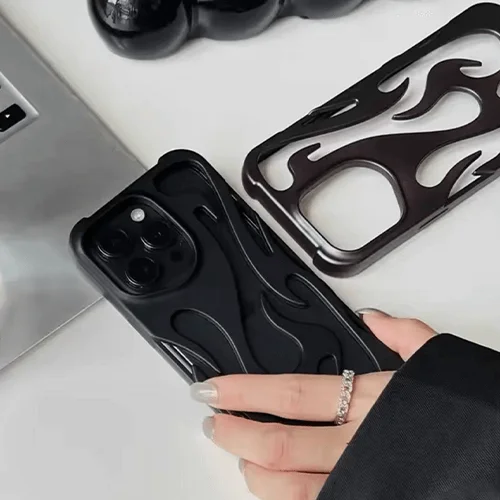 قاب آیفون Flame در دو رنگ Black و Silver